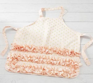 Pottery Barn ruffle apron